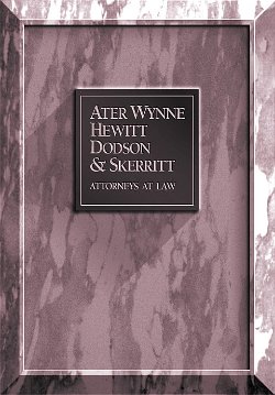 Cliff-Schinkel-1999-Ater-Wynne-Attorneys-Report-Cover