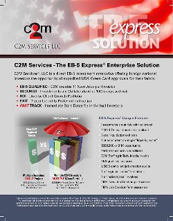 Cliff-Schinkel-2013-C2M-Services-EB5-Express-One-Sheet-Front