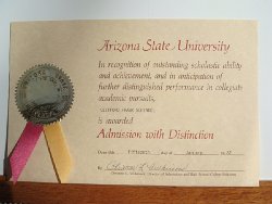 Cliff-Schinkel-1982-ASU-Admission-With-Distinction