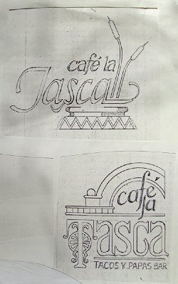 Cliff-Schinkel-1988-Miscellaneous-Business-Logo-Sketches-Cafe-La-Tosca