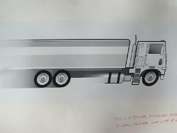 Cliff-Schinkel-1993-Truck-Line-Art-Illustration
