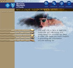 Cliff-Schinkel-1999-Blue-Cross-Blue-Shield-Website-Roughs-Swimmer